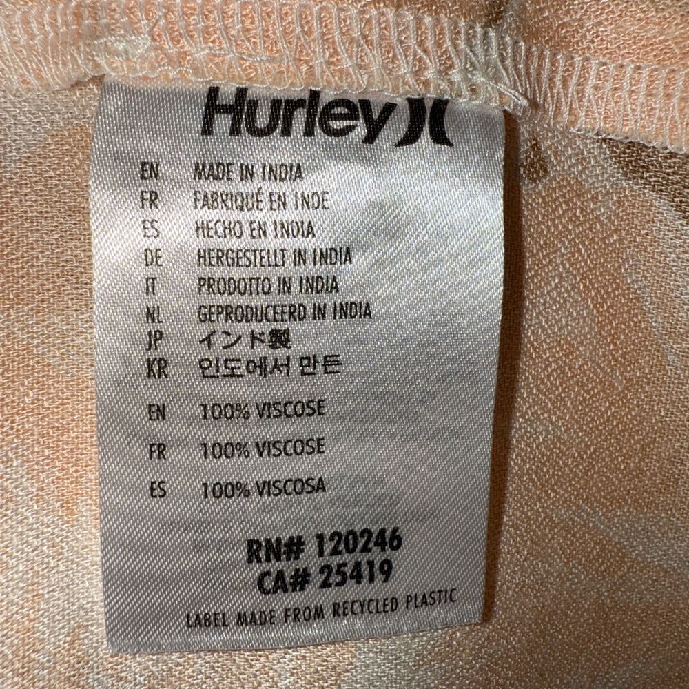 Hurley Spaghetti strap Dress NWT - Picture 6 of 7